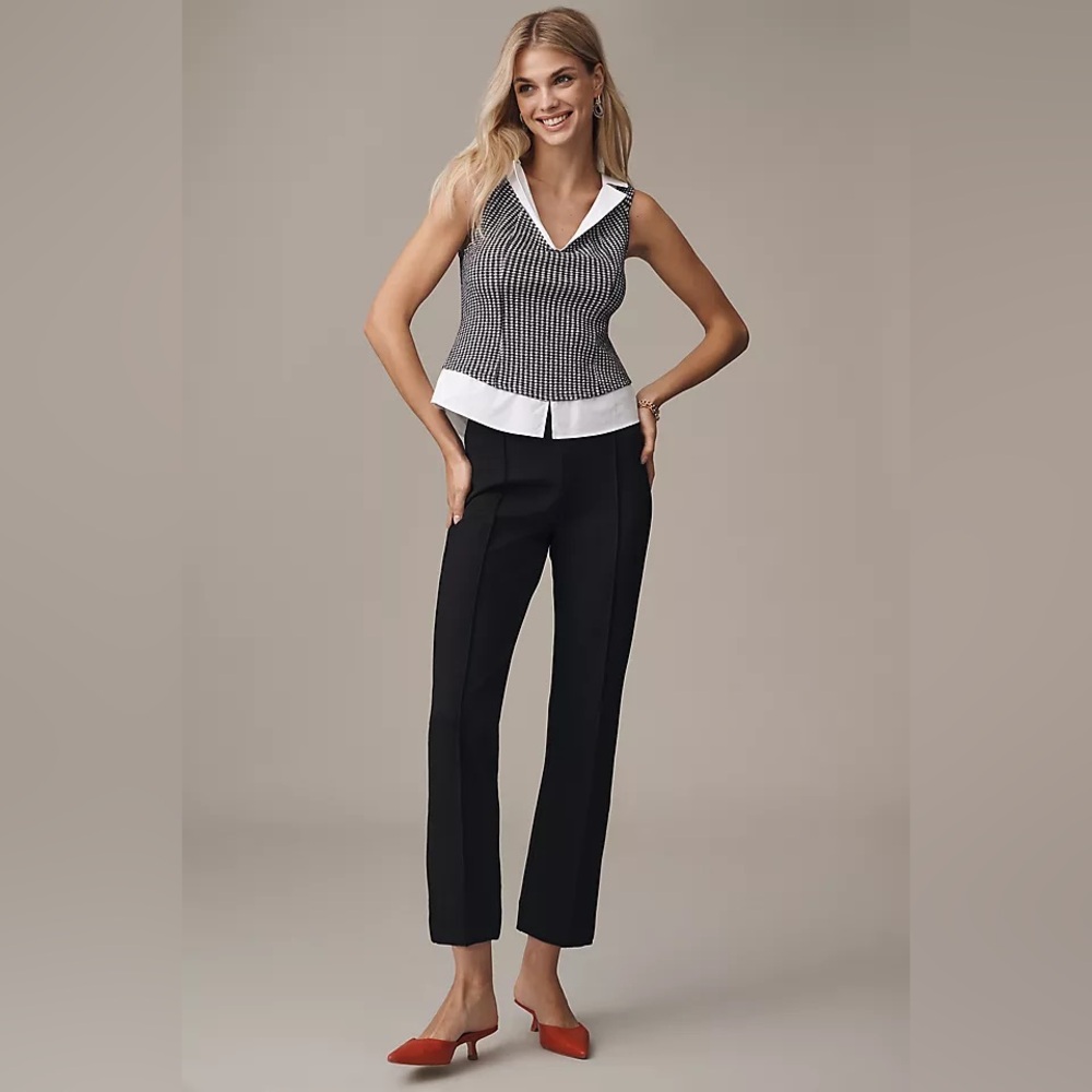 The Poppy Kick-Flare Pull-On Pants by Maeve